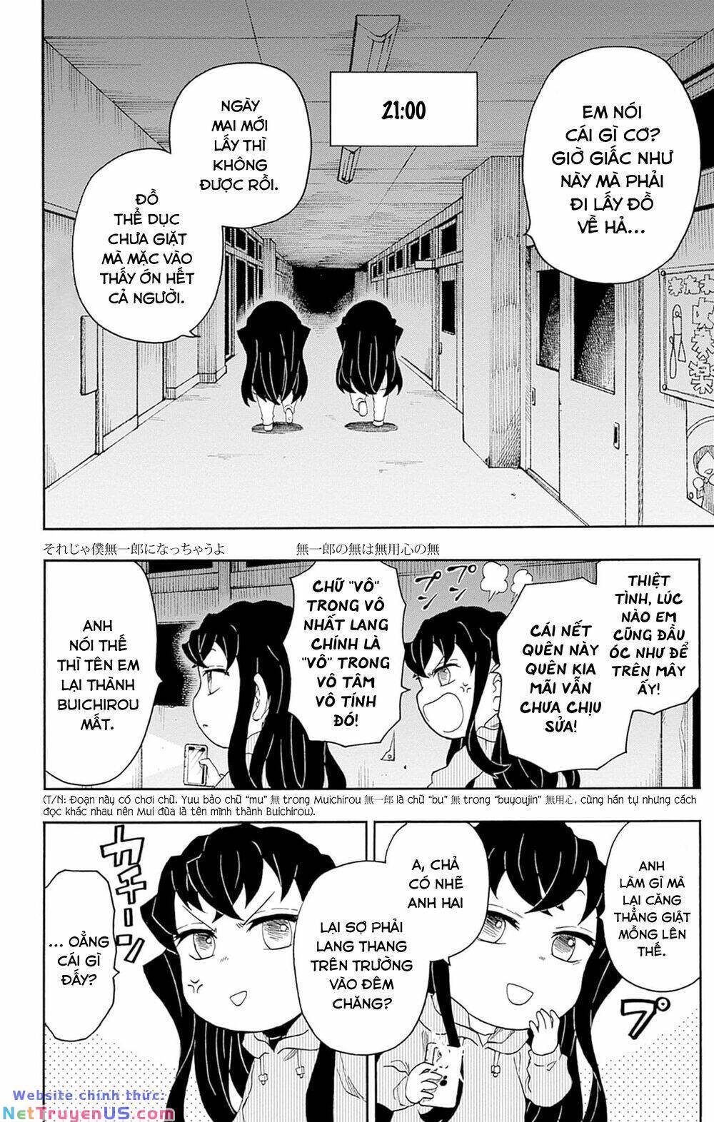 spin-off học viện kimetsu! chapter 15.5 16