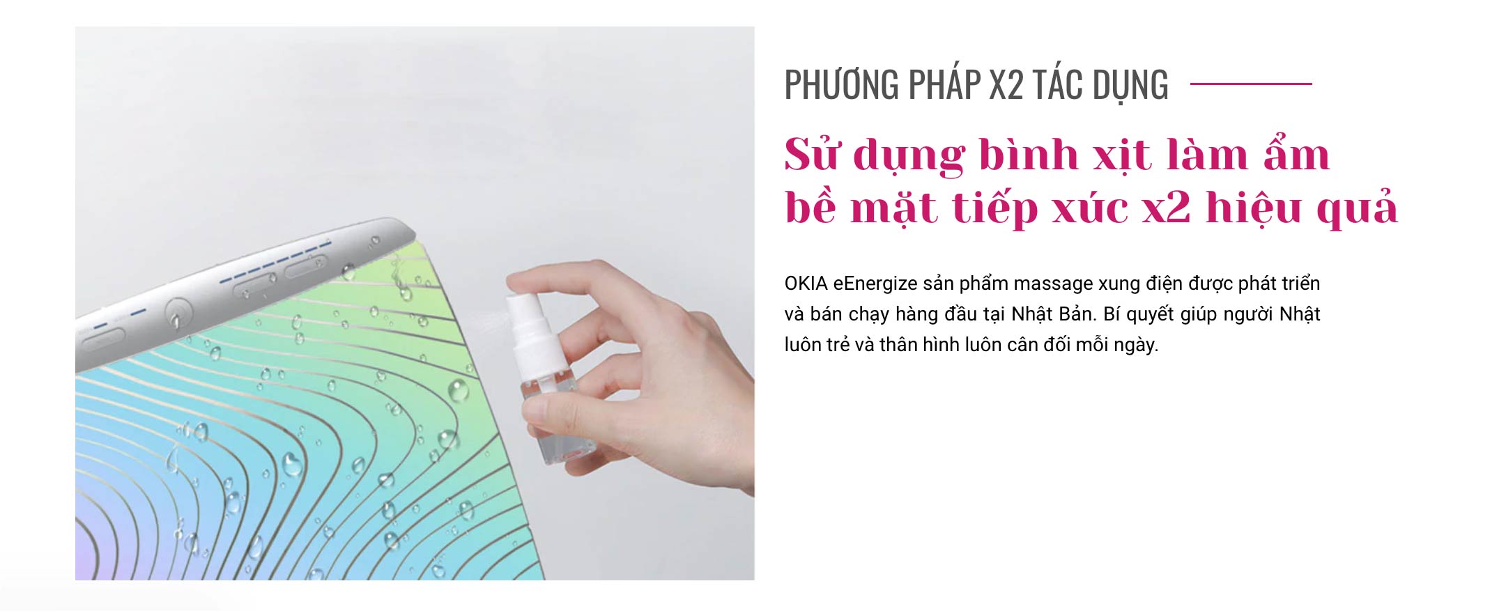 Máy massage xung điện OKIA eEnergize KWH975