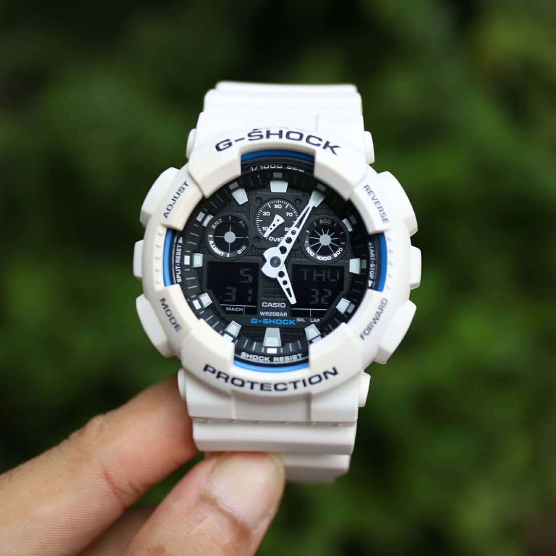 Đồng hồ nam dây nhựa Casio G-SHOCK GA-100B-7ADR