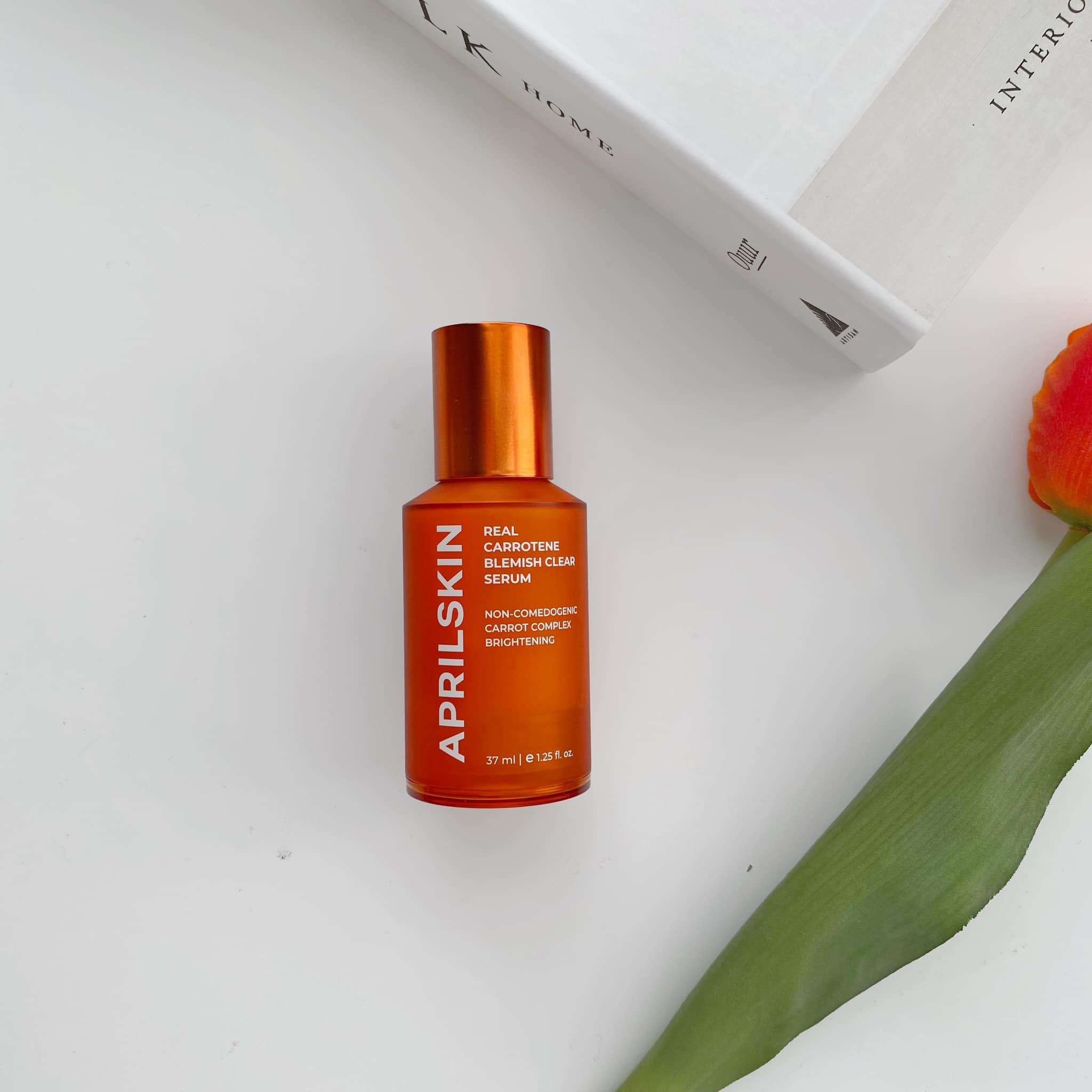 Tinh Chất Cà Rốt Giảm Mụn, Thâm, Làm Sáng Da AprilSkin Real Carrotene Blemish Clear Serum 37ml