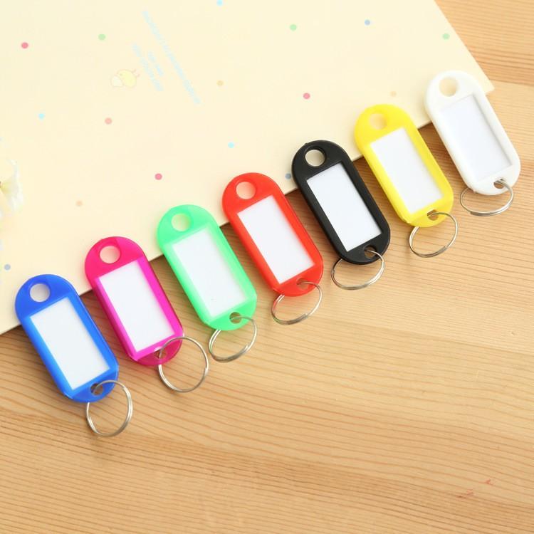 50 MÓC KHÓA THẺ GHI CHÚ HÀNH LÝ, ĐÁNH DẤU CHÌA KHÓA, THẺ TÊN NAME TAG GHI THÔNG TIN