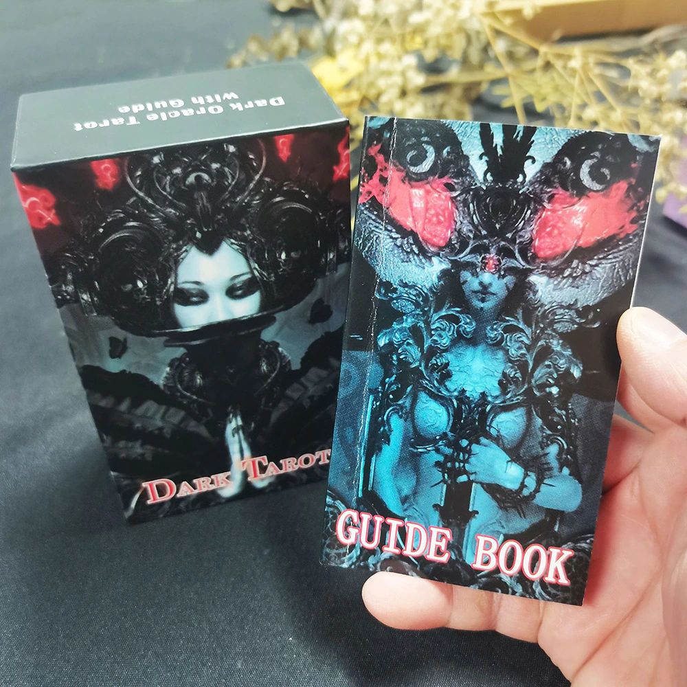 (Size Gốc) Bộ Bài Dark Tarot 78 Thẻ, Hộp Cứng