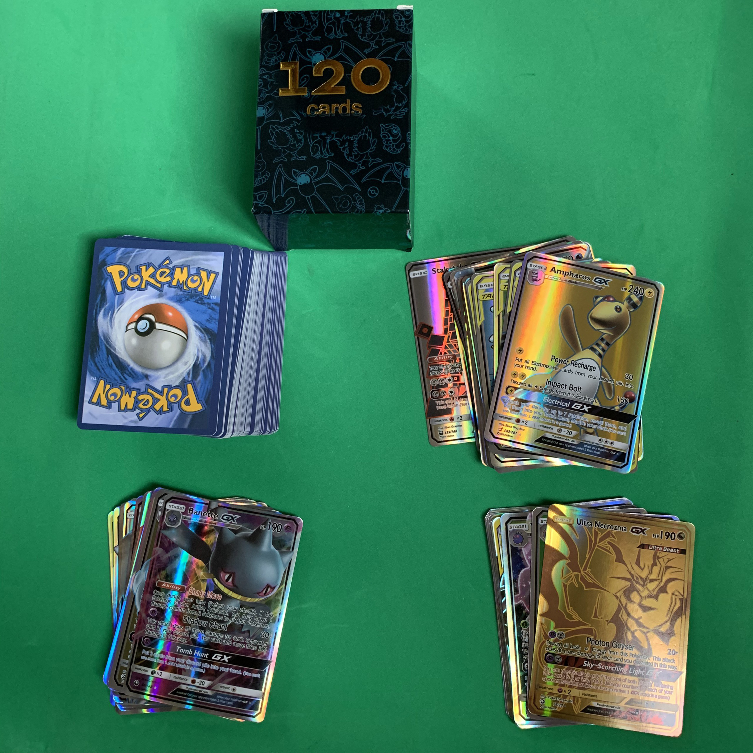 Bộ Thẻ Bài Pokemon 120 Thẻ (Gx+Tagteam) Chơi Đối Kháng New Đẹp