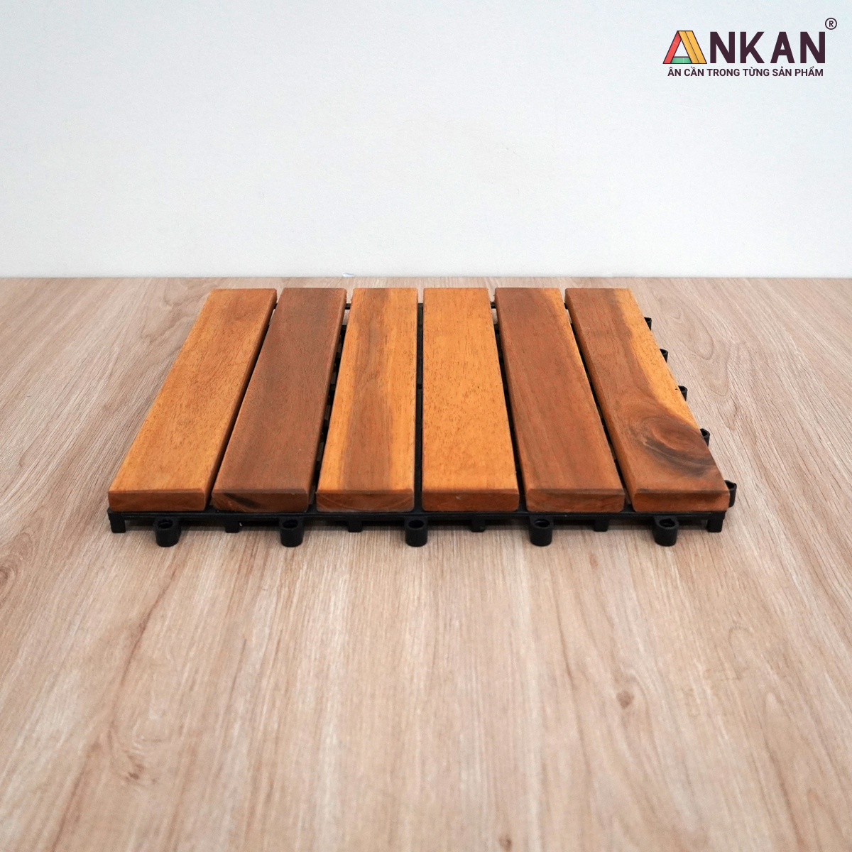 Vỉ Gỗ Lót Sàn ANKAN (10 LỰA CHỌN), Dùng Lót Ban Công, Sân Thượng, Sân Vườn, Siêu Bền, Dễ Lắp Đặt