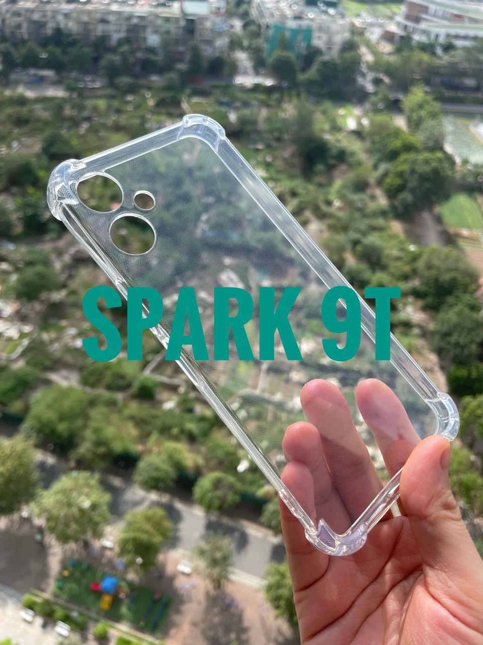 Ốp Lưng cho Tecno Spark 9T Dẻo Trong Suốt Chống Sốc Có Gù Bảo Vệ 4 Gốc