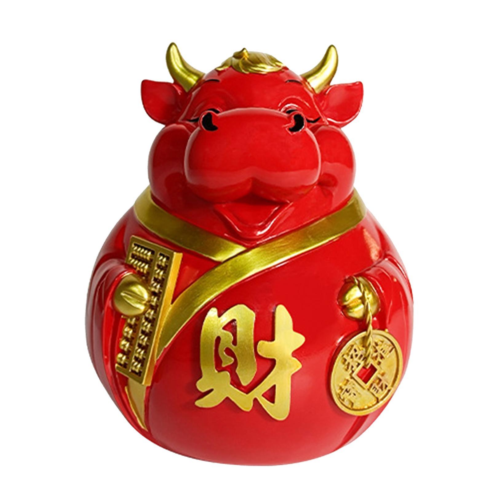 Cow Piggy Bank Custom Money Box Pot Savings Fund Coin Container