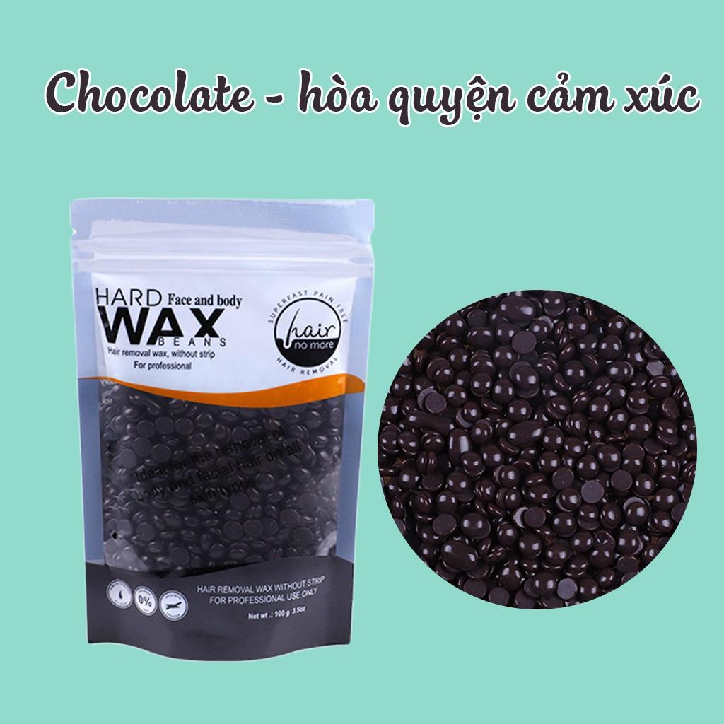 12 Colors SÁP WAX LÔNG NÓNG HẠT ĐẬU HARD WAX BEAN 100g Professional High End Waxing Brand 100g Tặng KÈM QUE WAX GỖ