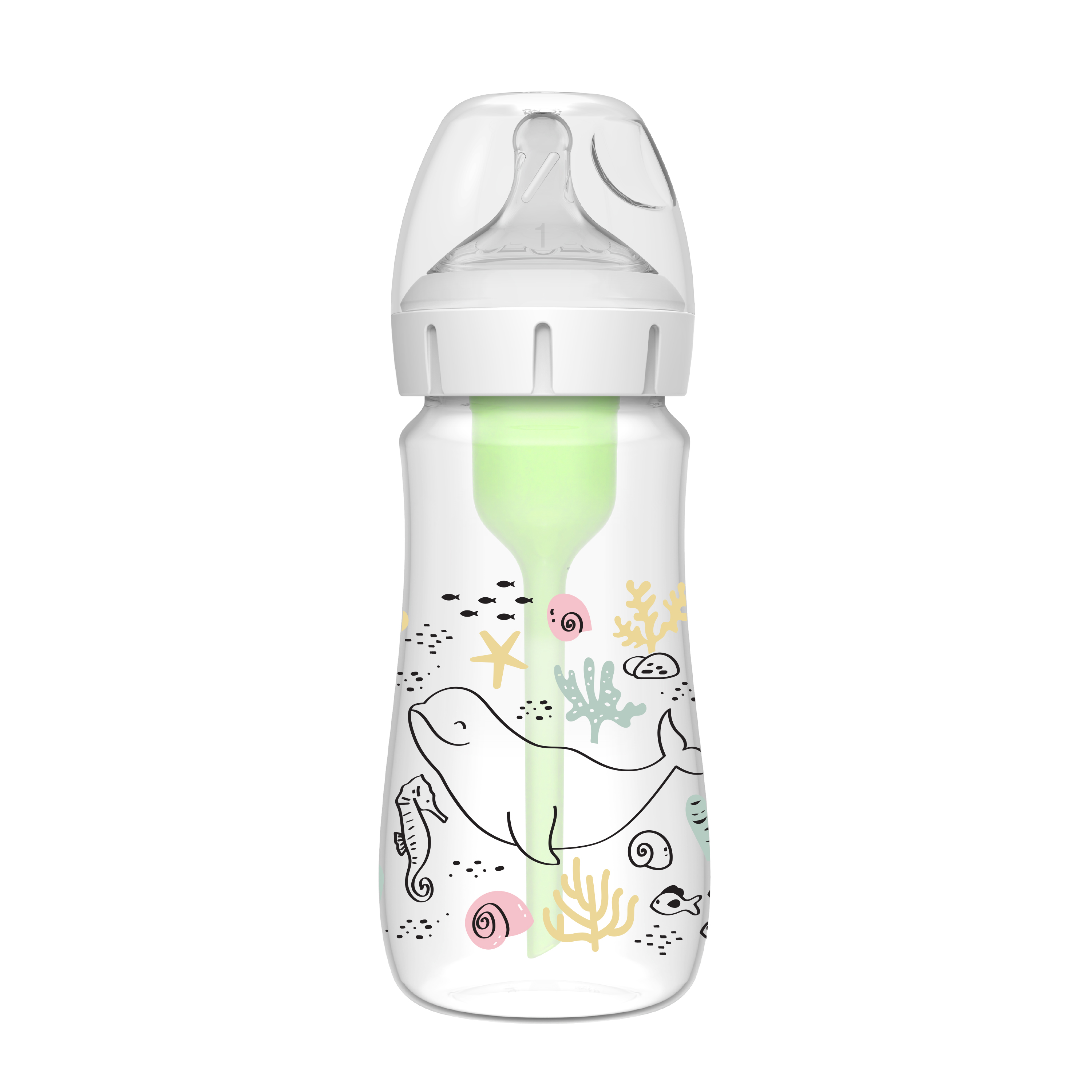 Bình sữa Dr.Brown's Options Plus cổ rộng 270ml