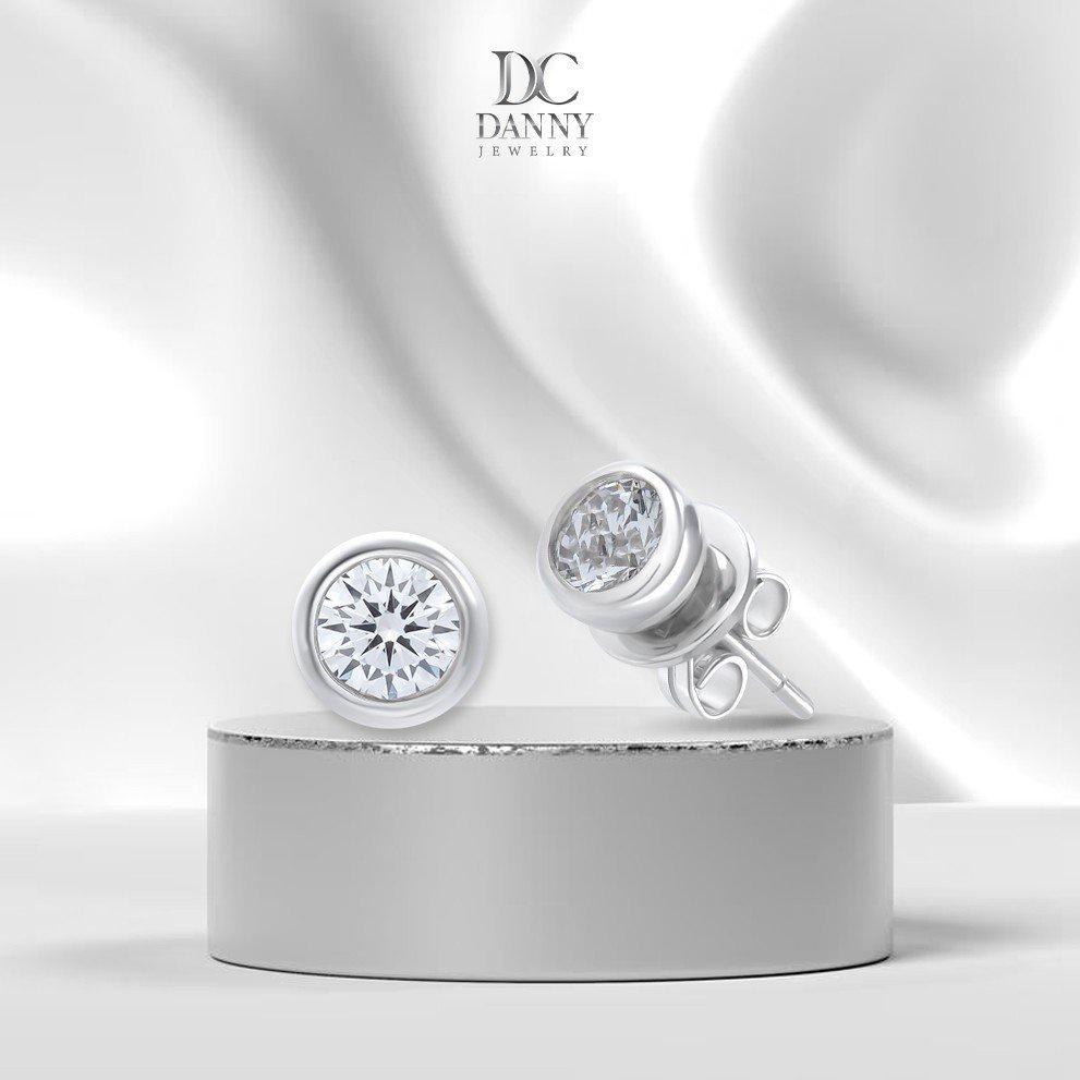Bông Tai Danny Jewelry Bạc 925 Đính Đá CZ BT0043