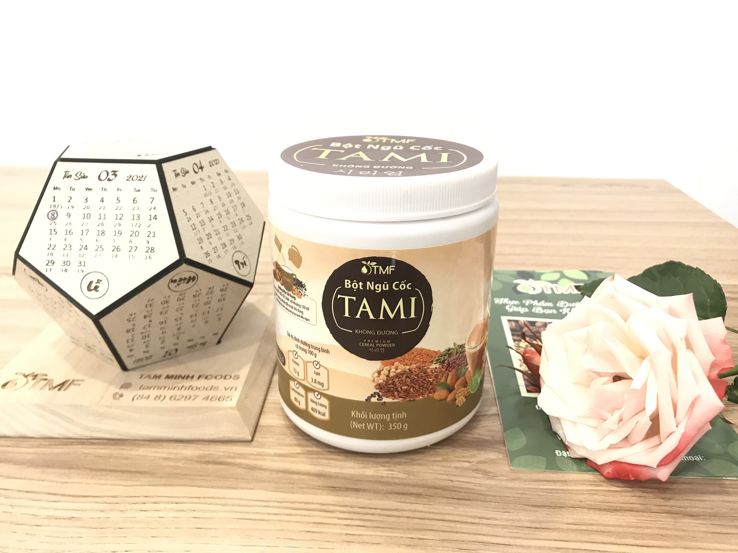 Bột ngũ cốc Tami không đường nảy mầm 350gr - TÂM MINH FOODS