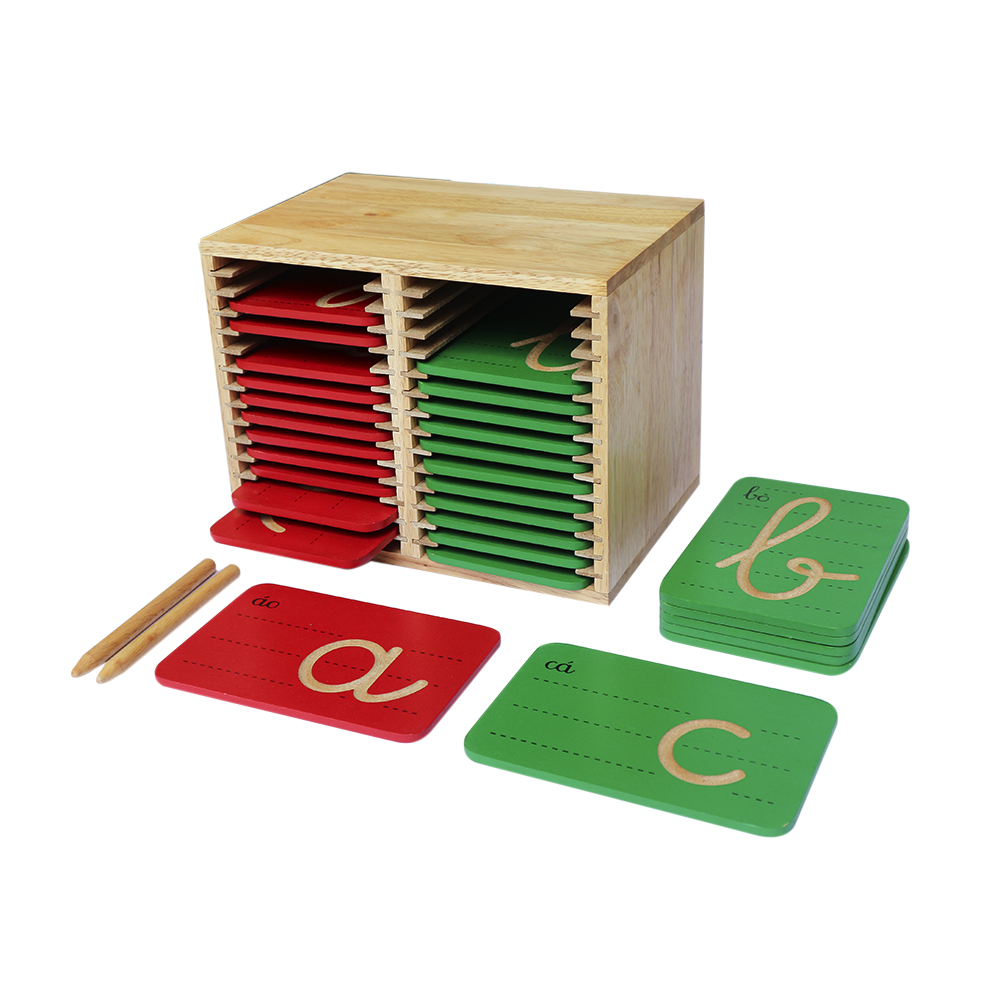 Bộ luyện nét cơ bản - Đồ chơi luyện viết chữ cái cho bé - Đồ chơi gỗ Winwintoys
