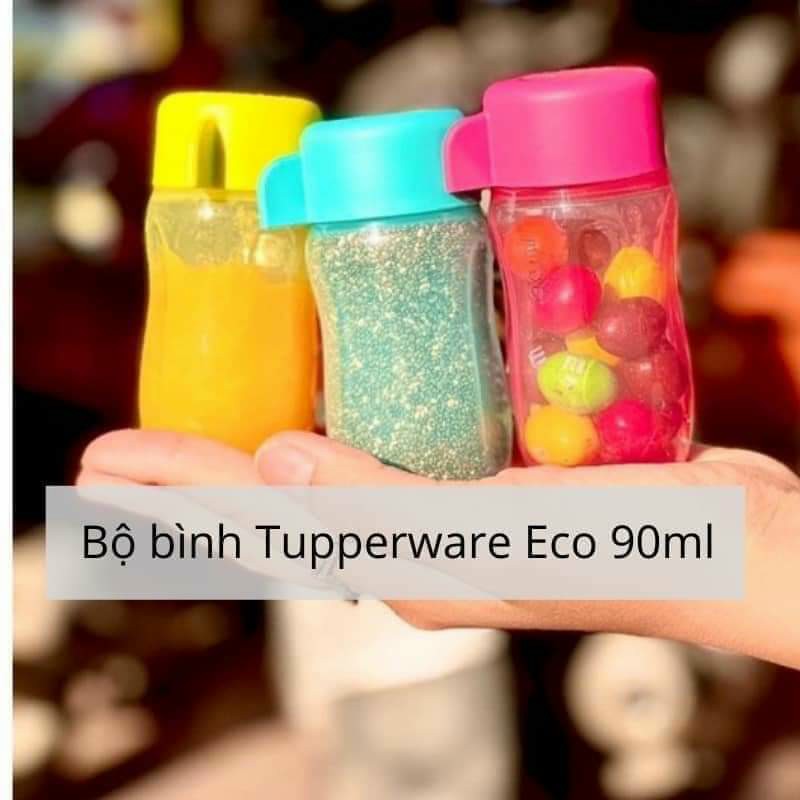 Bình Nước Eco Bottle Mini 90ml Tupperware, Bình Nhỏ Trữ Sữa, Nhựa Nguyên Sinh An Toàn