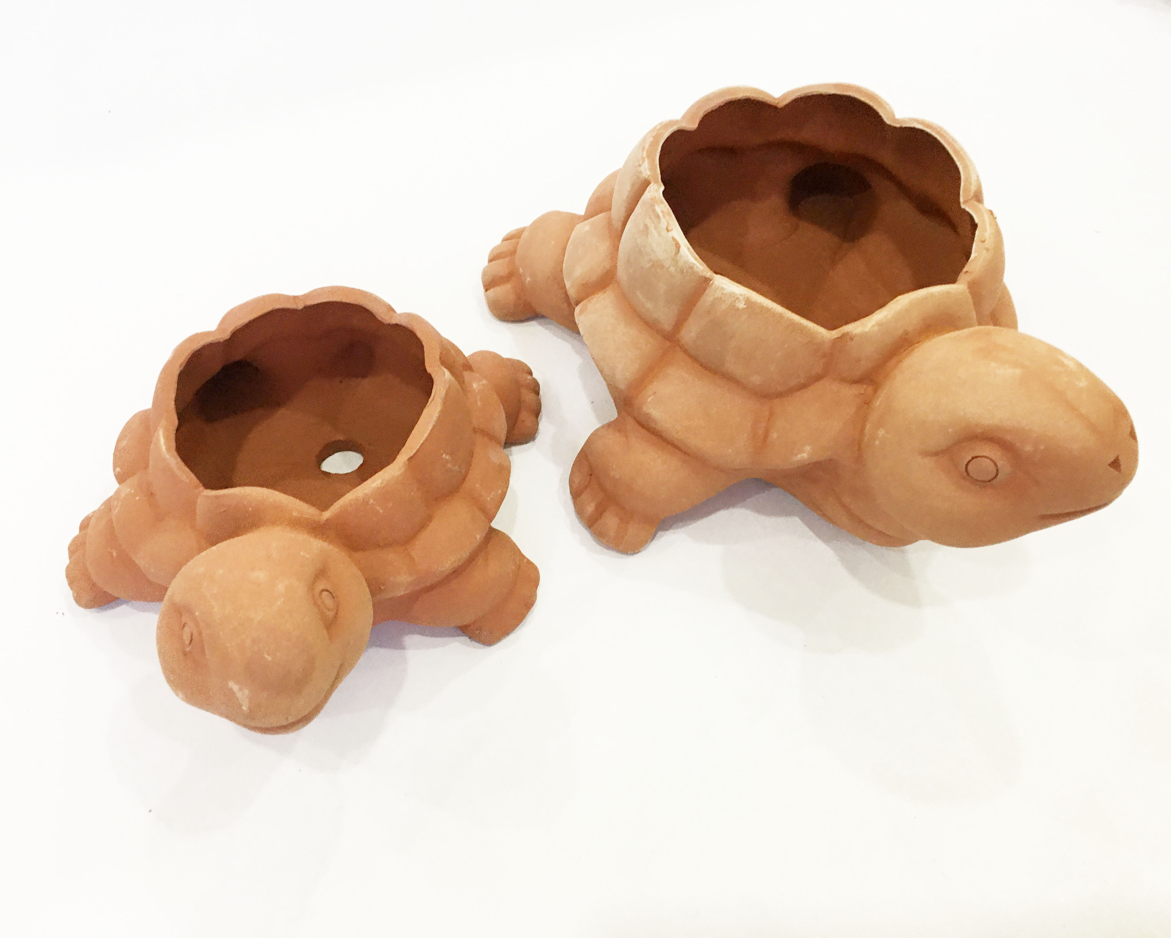 Chậu đất nung Chú Rùa vintage , chậu có lỗ, trồng bonsai, cây cảnh, sen đá, trang trí sân vườn