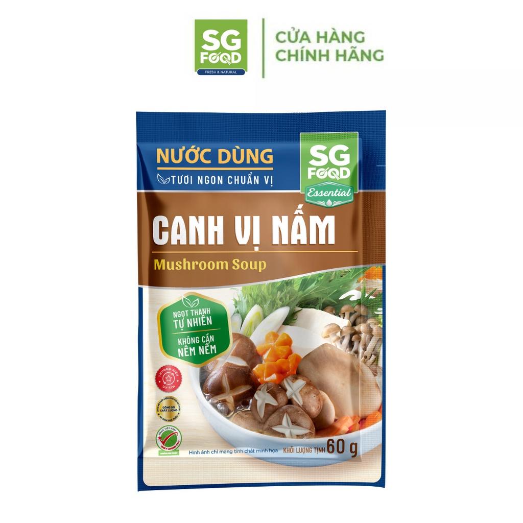 Combo 10 gói Nước Dùng Canh Vị Nấm Sài Gòn Food 60g