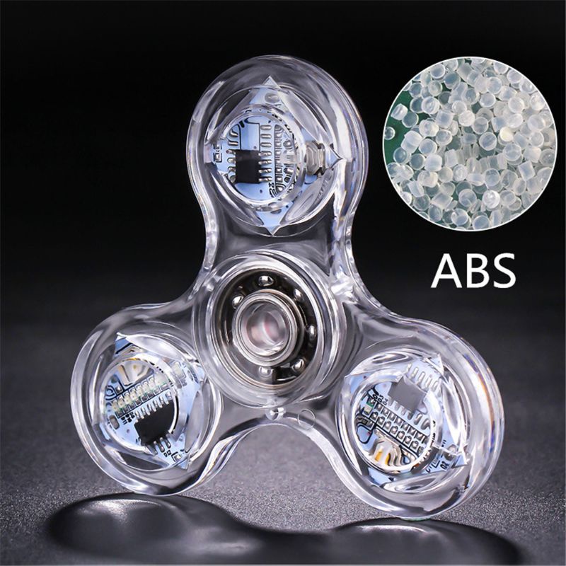 Con Quay Spinner Đồ Chơi Đèn Led Phát Sáng Xả Stress Bằng Nhựa ABS Cho Mọi Lứa Tuổi BAFABY Đa Màu