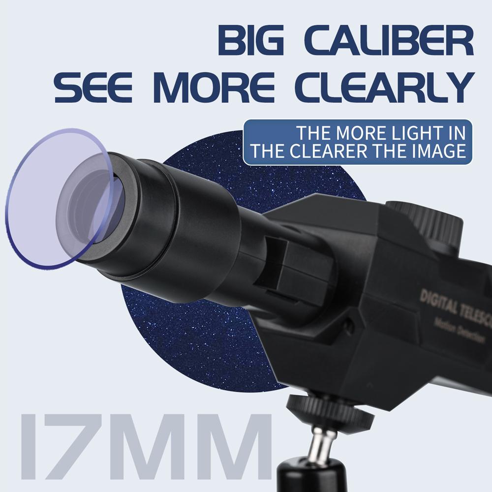 2 Million Pixel Telescope 70X Electronic Telescope Large Aperture Objective Lens Telescope Photos Videos Taking