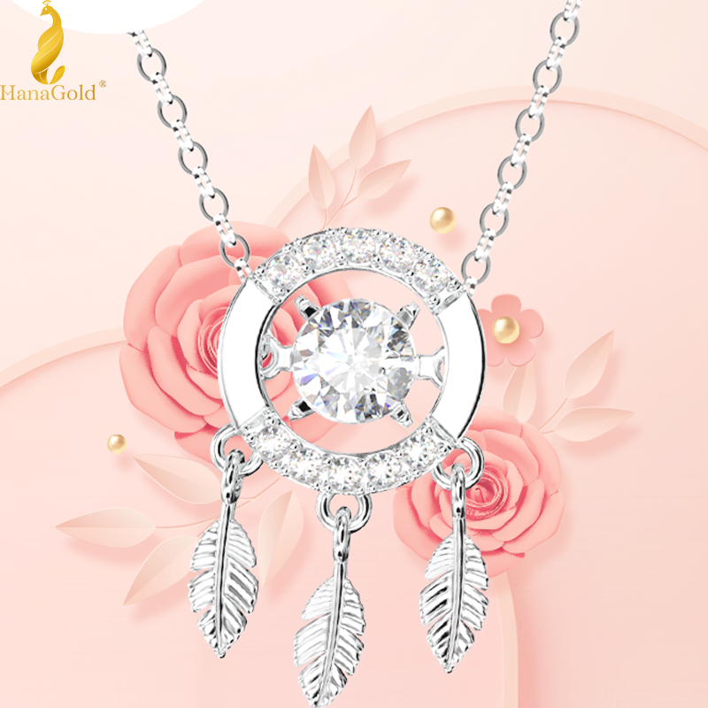 Dây Chuyền Bạc 925 Mặt Đá Dreamcatcher