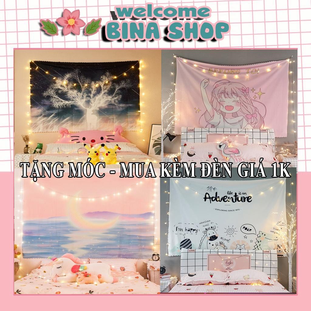 Vải treo tường nhiều mẫu tự chọn - Tặng kèm móc treo - TTT002