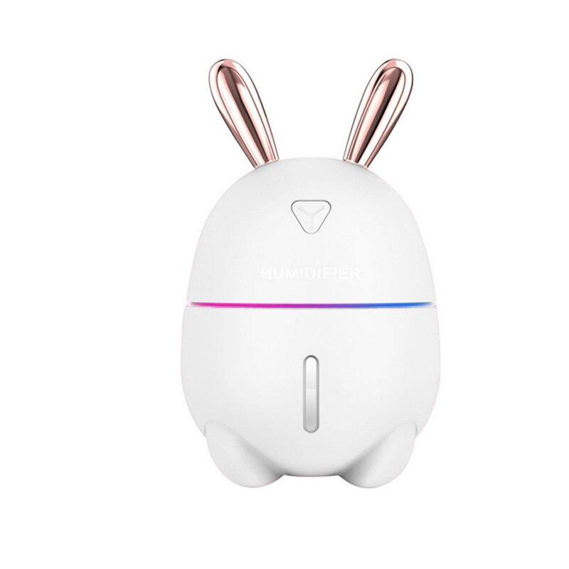 300ML Air Humidifier Cute Rabbit Ultra-Silent USB Aroma Essential Oil Diffuser Office Car Humidificador Air Purifier Mist Maker