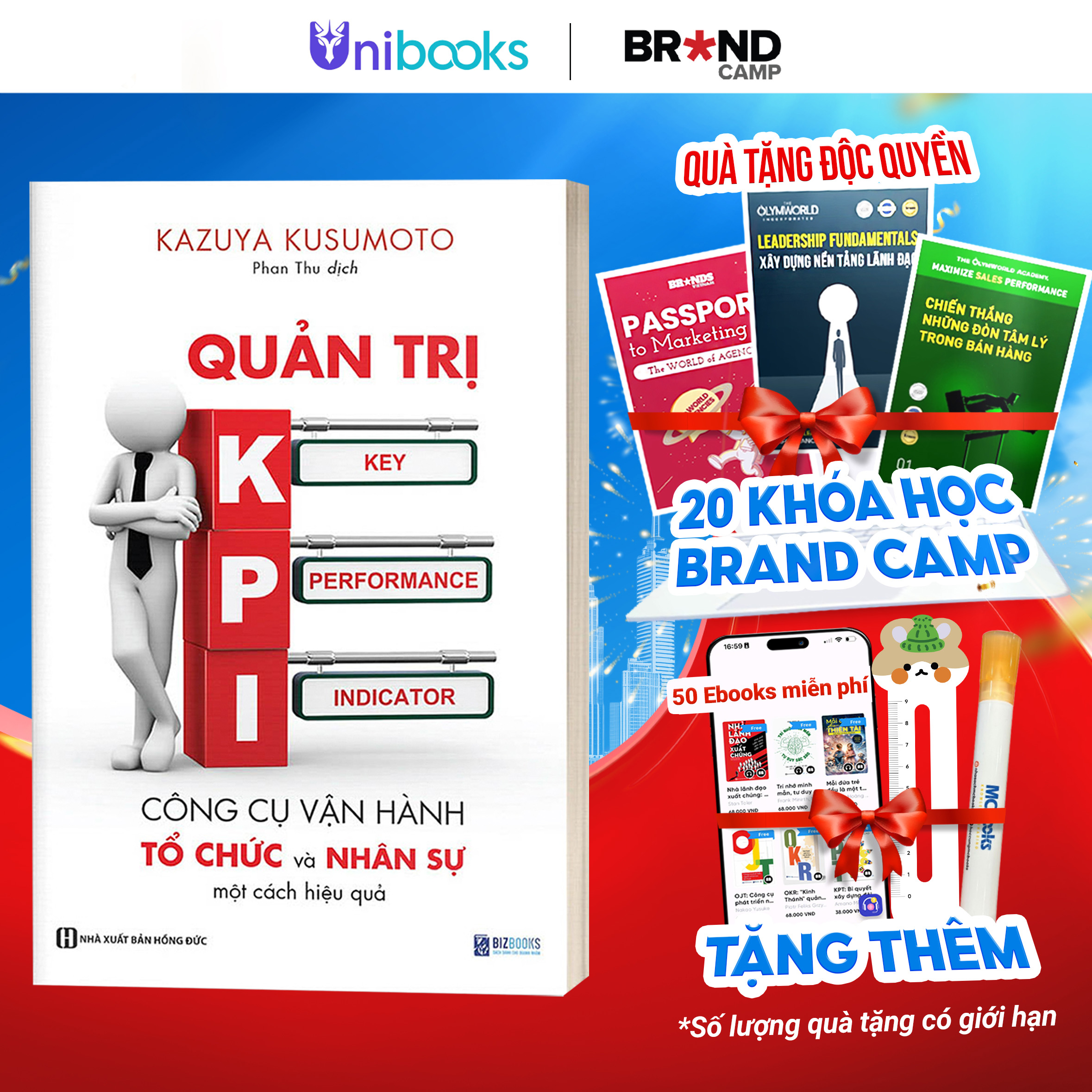 Sách Quản trị KPI: Công cụ vận hành và tổ chức nhân sự một cách hiệu quả - Bizbooks - BẢN QUYỀN
