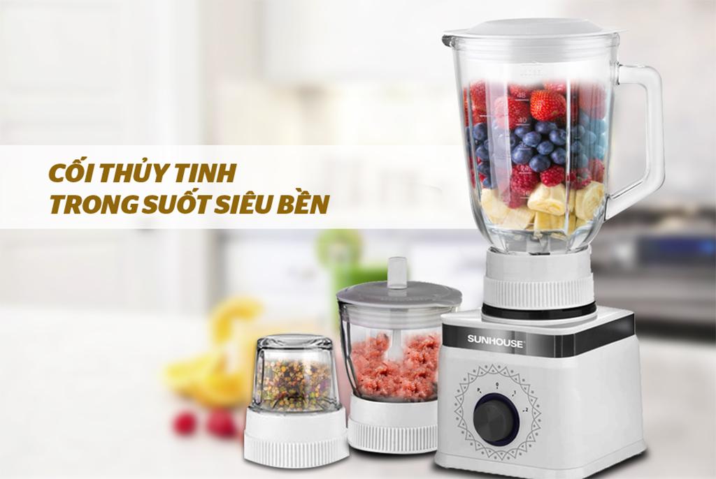 Máy xay sinh tố Sunhouse SHD5582W - Hàng chính hãng