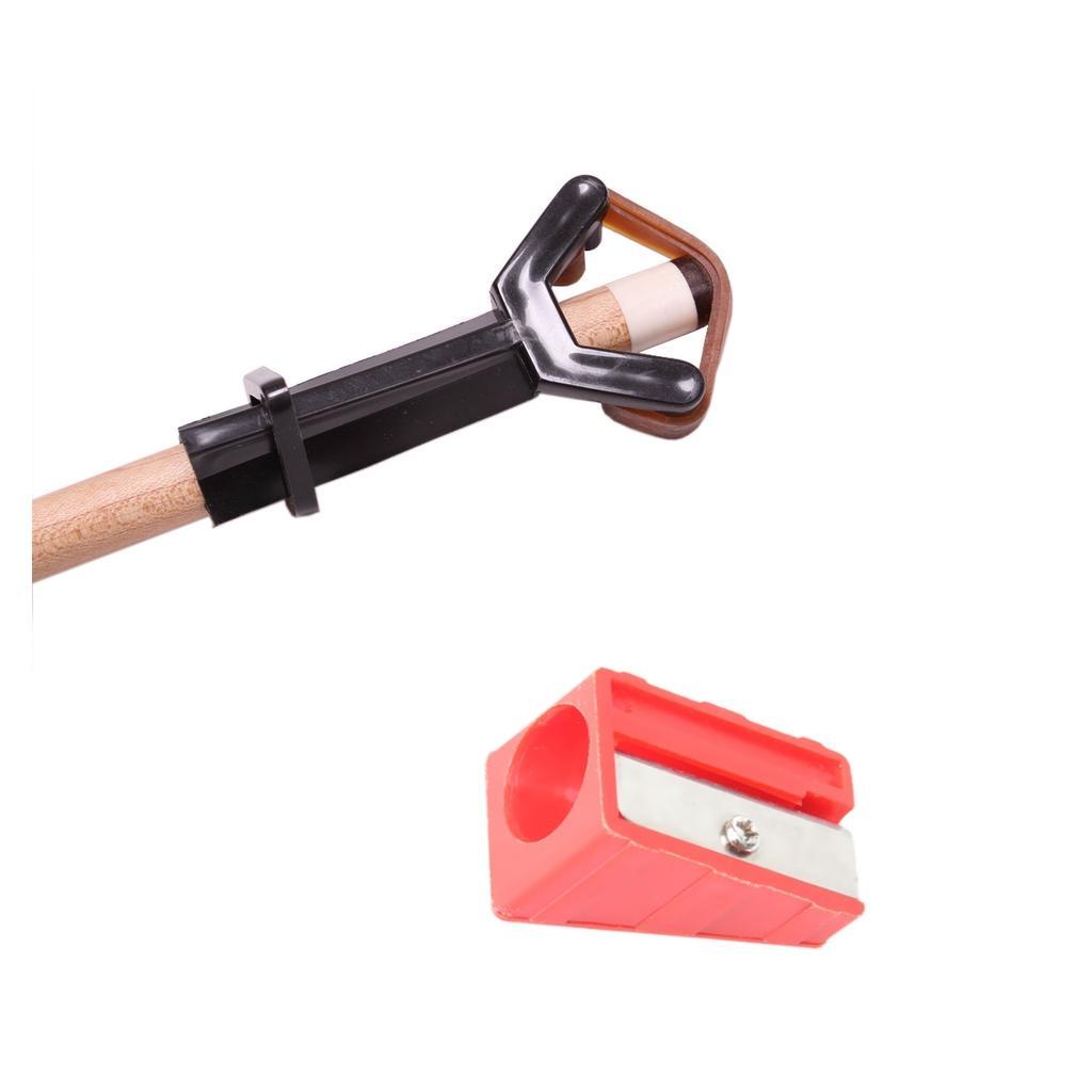 Billiard Pool Snooker Cue Tip Clamp + Stick Shaper Corrector Accessory Tool
