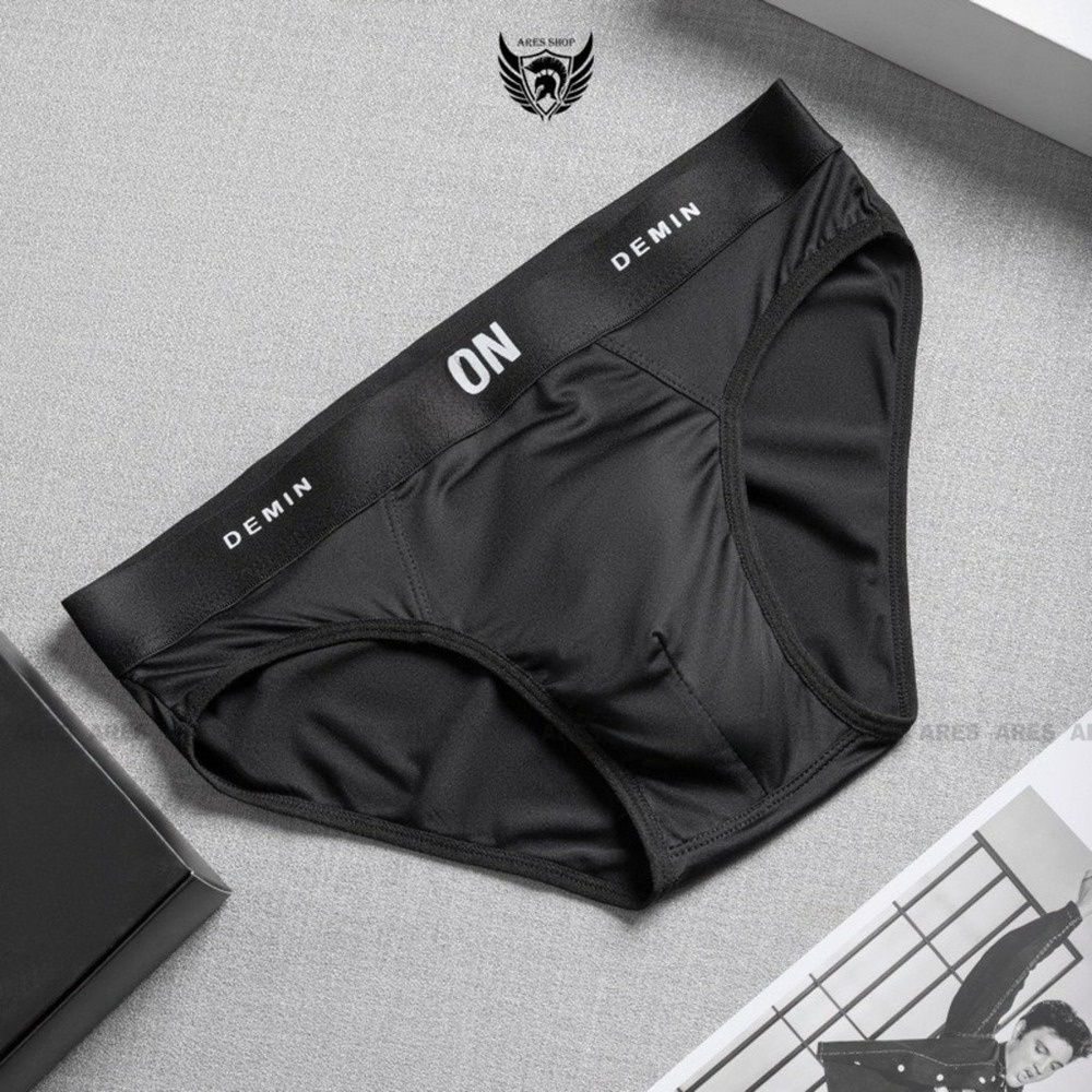 Quần lót nam , quần sịp tam giác họa tiết Iconn cao cấp chất thun lạnh kháng khuẩn co giãn 4 chiều - ARES SHOP