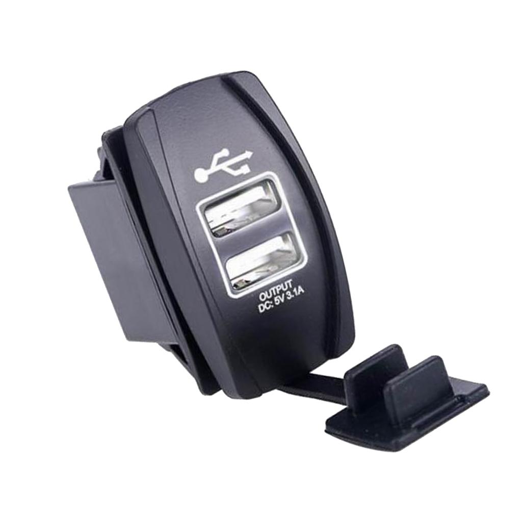 High Quality USB Charger 3.1A Car Charger Socket for iPhone Samsung