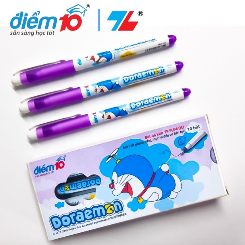 Hộp 10 bút dạ kim Thiên Long TP-FL04/DO