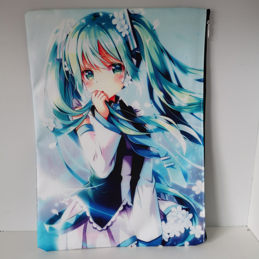 Túi đựng bài kiểm tra A4 Hatsune Miku  Anime File Pocket Mẫu 2