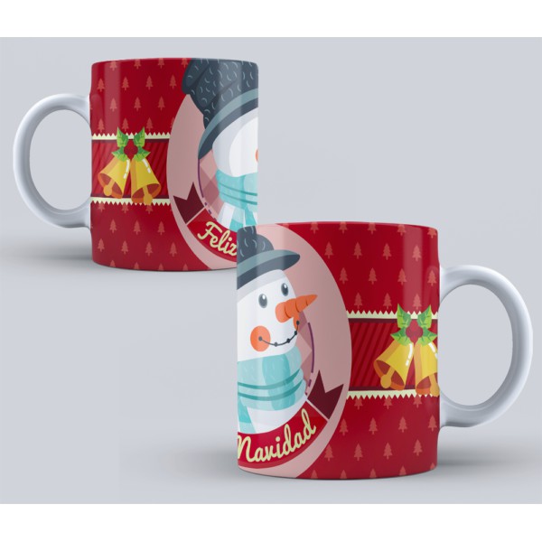 Cốc sứ cao cấp in hình giáng sinh an lành - Cốc Noel ý nghĩa