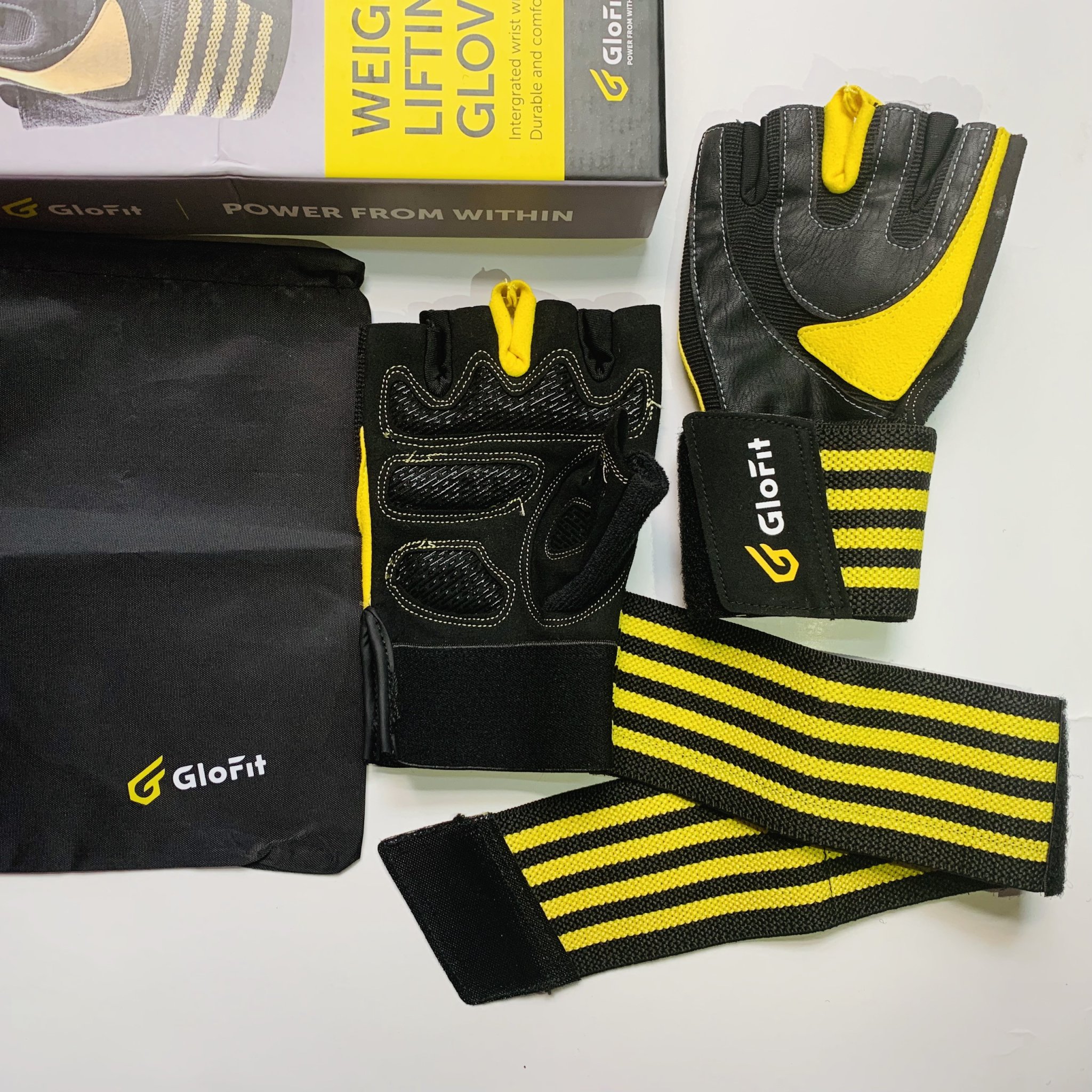 Găng Tay Tập Gym Glofit GFST004. Găng Tay Tập Gym Cao Cấp Cho Nam Nữ