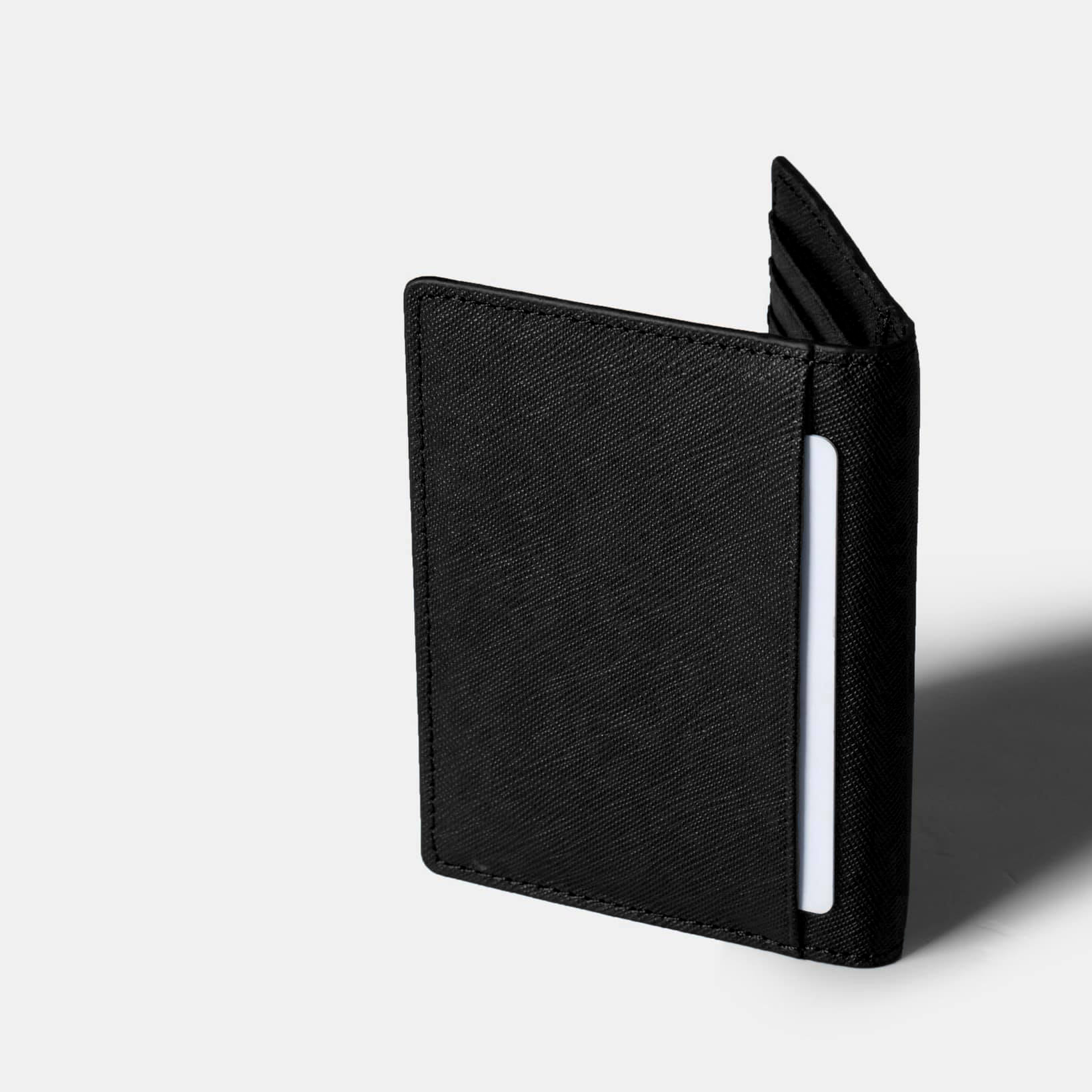 VÍ MINI ĐỰNG THẺ Bóp Nhỏ Gọn Cardholder COSY Da Saffiano Nhập Khẩu Nam Nữ Cao Cấp Chống Thấm Nước Thương Hiệu DOLANTO