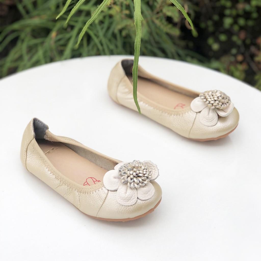 Giày búp bê da thật cực hot cho bé gái 21531