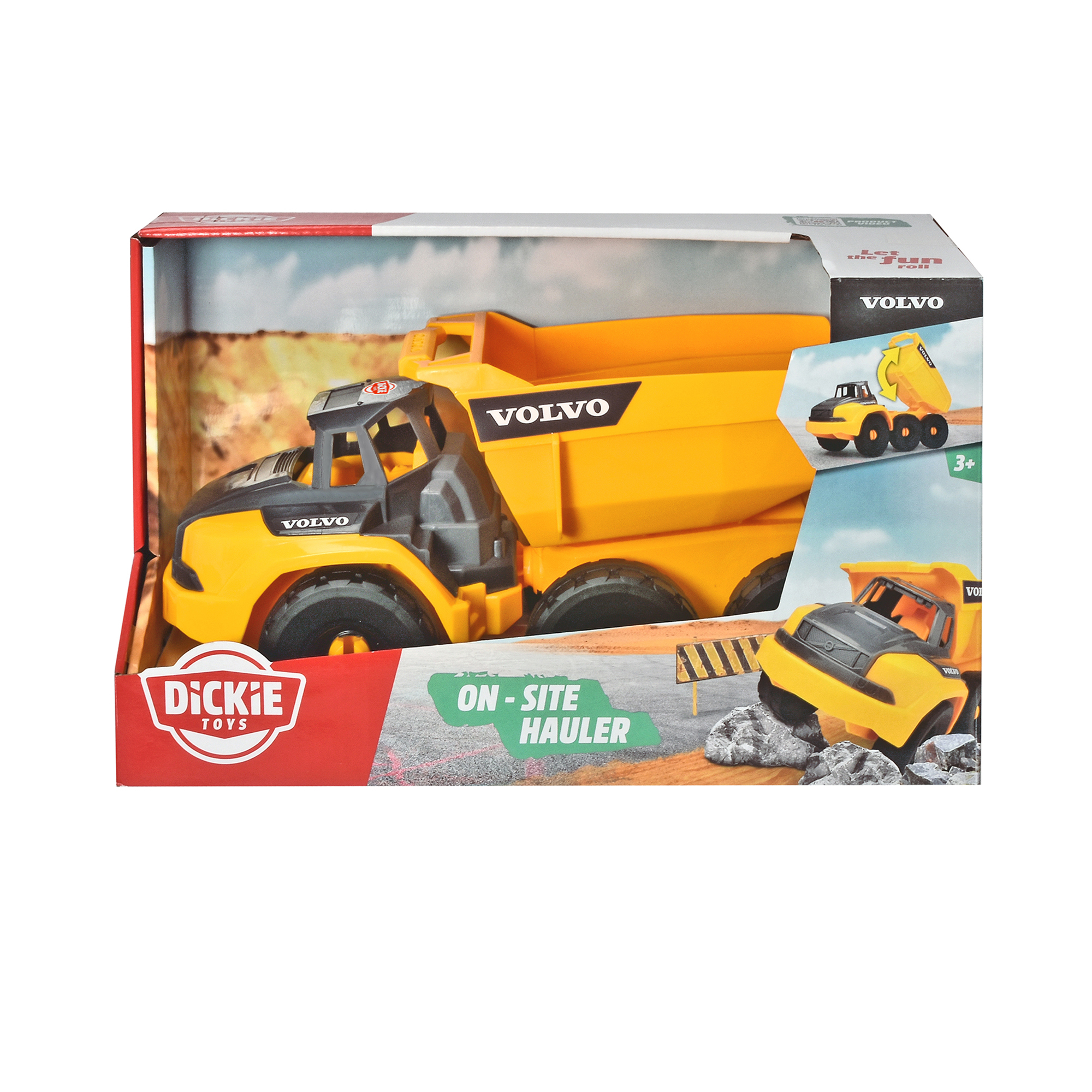 Đồ Chơi Xe Xây Dựng Dành Cho Bé Yêu DICKIE TOYS Volvo On-site Hauler 203724001 - Đồ Chơi Đức Chính Hãng