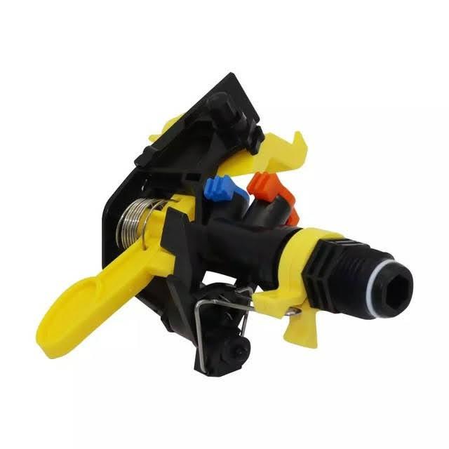 Combo 10 béc phun kép vàng rocker điều chỉnh góc 360 độ tự động tưới tiêu nông nghiệp tưới cây ăn quả cảnh quan