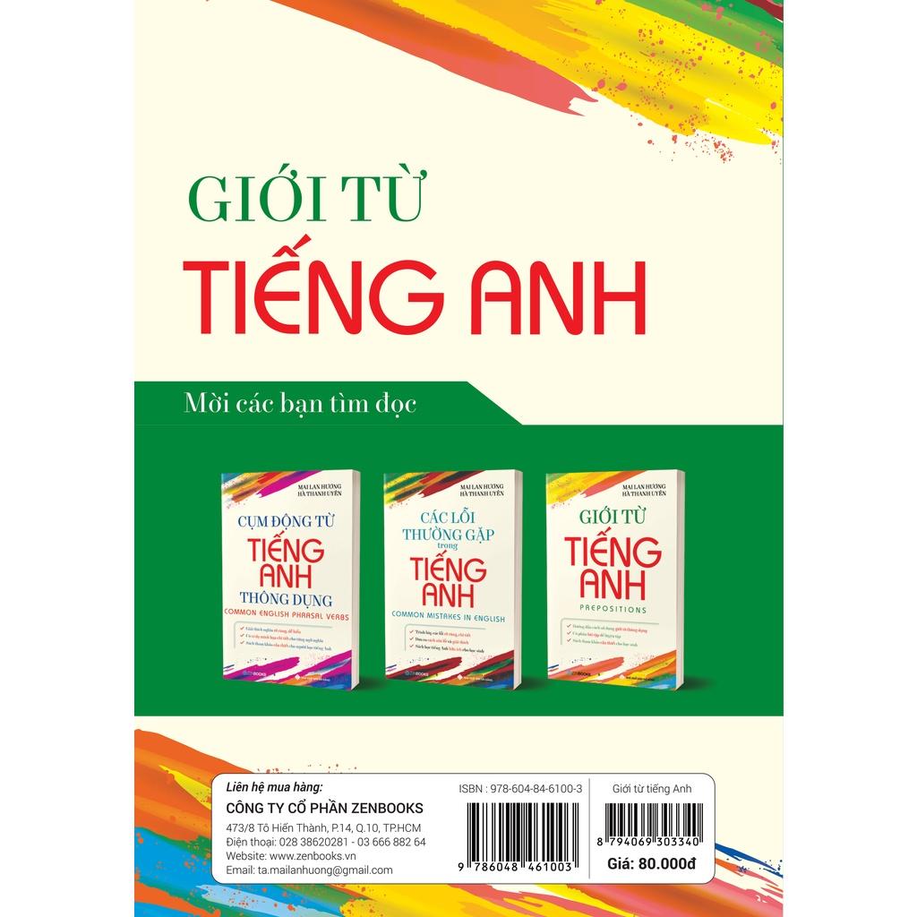 Sách Giới Từ Tiếng Anh Mai Lan Hương