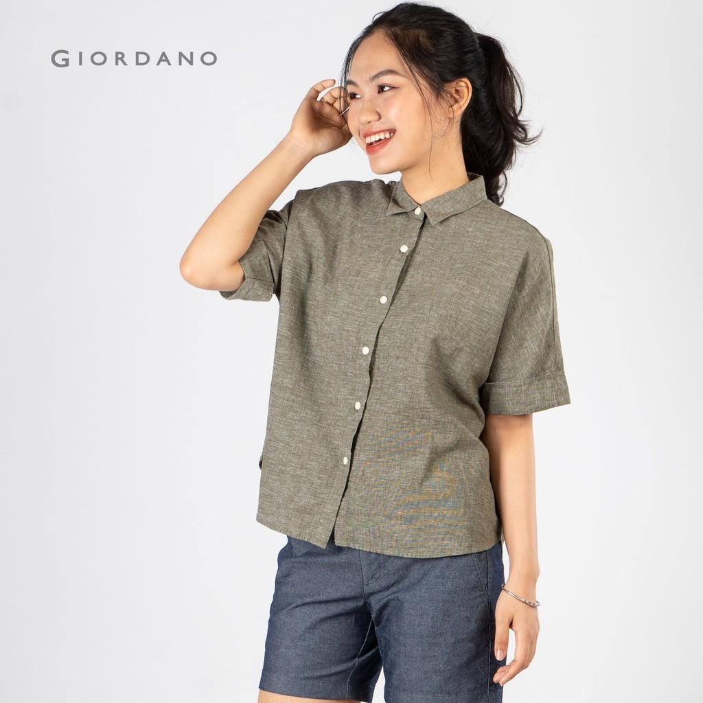 Áo Sơ Mi Nữ Linen Giordano 05340007