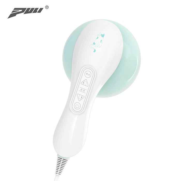 Máy massage cầm tay 4 đầu Puli PL-664AC4 - 5 kiểu rung 6 cường độ mát xa. Giảm đau nhức toàn thân