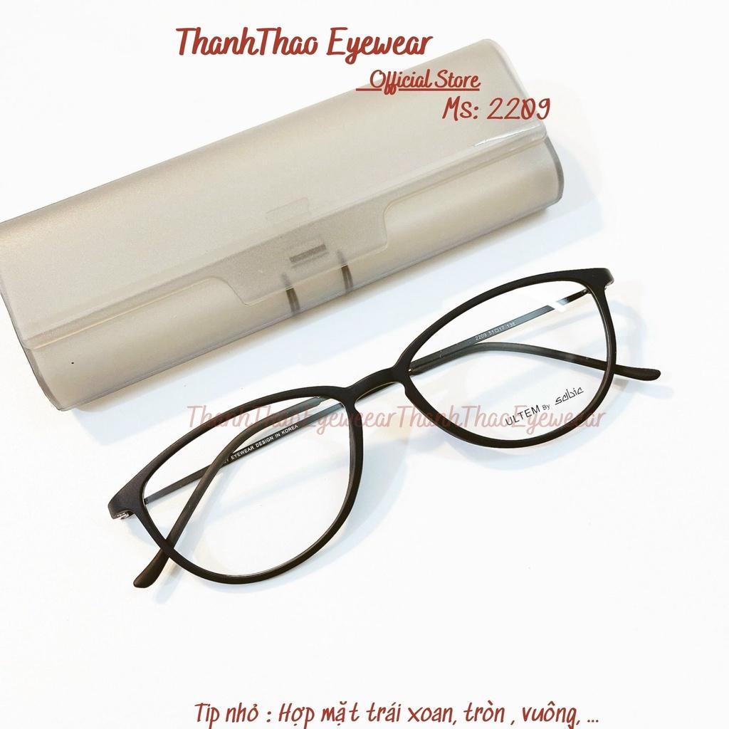 Kính Cận Mắt Mèo Dáng Tăm Mảnh Mini Gọng Kính Cận 2209 Nhiều Màu Cao Cấp- ThanhThao Eyewear