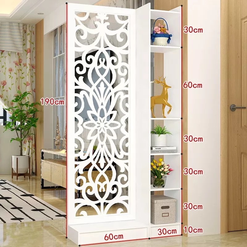 VÁCH NGĂN HOA LÁ TÂY LIỀN 1 KỆ