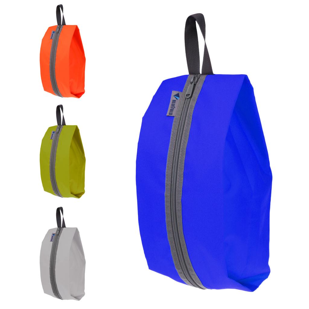 Waterproof Laundry Shoes Storage Pouch Portable Zipper Tote Bag Blue