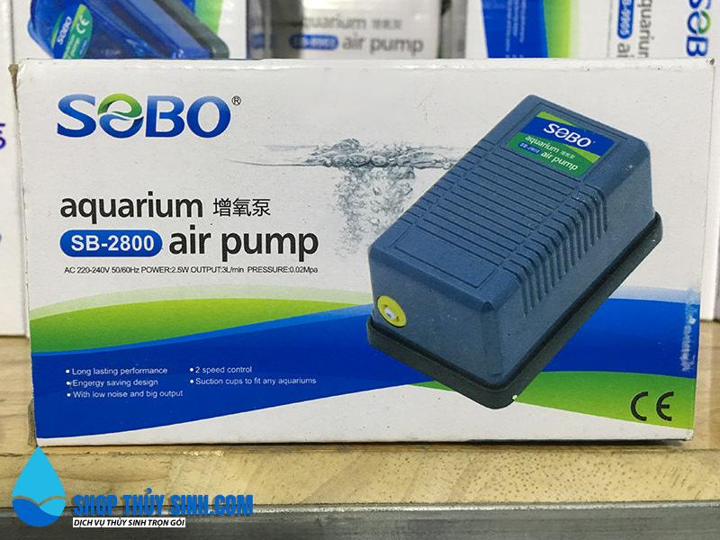Máy sục khí oxy 1 vòi - Loại tốt nhất dành cho Hồ Cá Cảnh