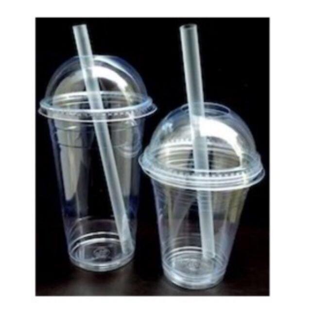 50 cốc nắp cầu đựng trà sữa loại 400ml