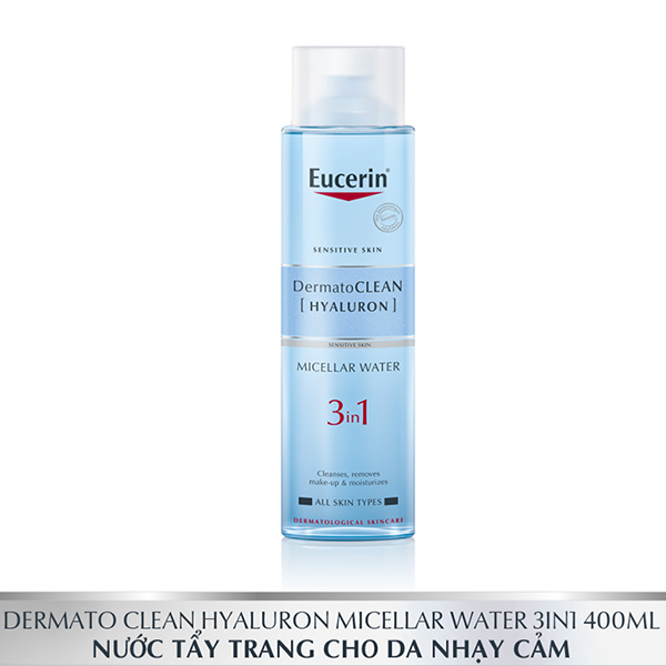 Nước tẩy trang dịu nhẹ cho da nhạy cảm Eucerin DermatoCLEAN Micellar 400ml