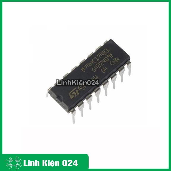 Chíp 74HC174 Hex D Flip-Flop with Clear DIP16