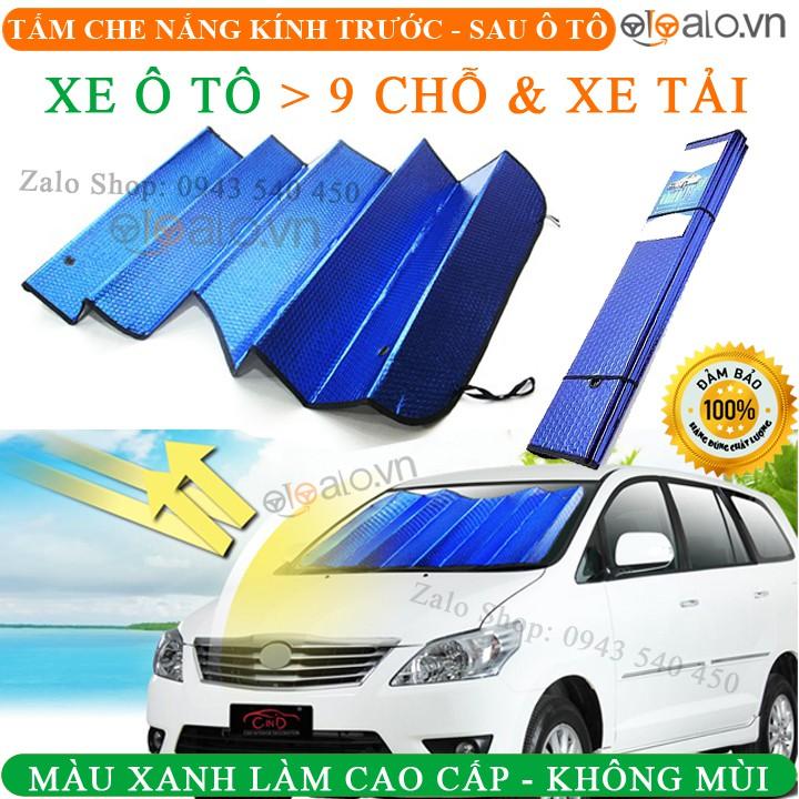 Tấm che nắng kính lái trong xe ô tô trên 9 chỗ ngồi và xe tải