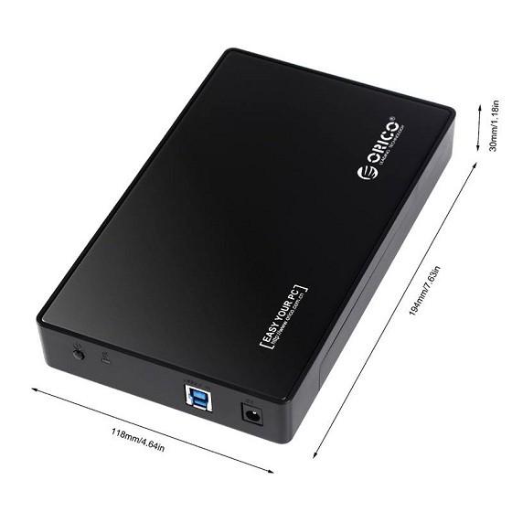 Box hdd 3.5&quot; usb 3.0, hỗ trợ ổ cứng 14TB