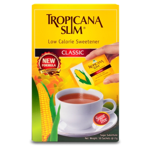 Combo 2 Hộp Đường Ăn Kiêng Tropicana Slim Low Calorie Sweetener Classic (50  x 2g)