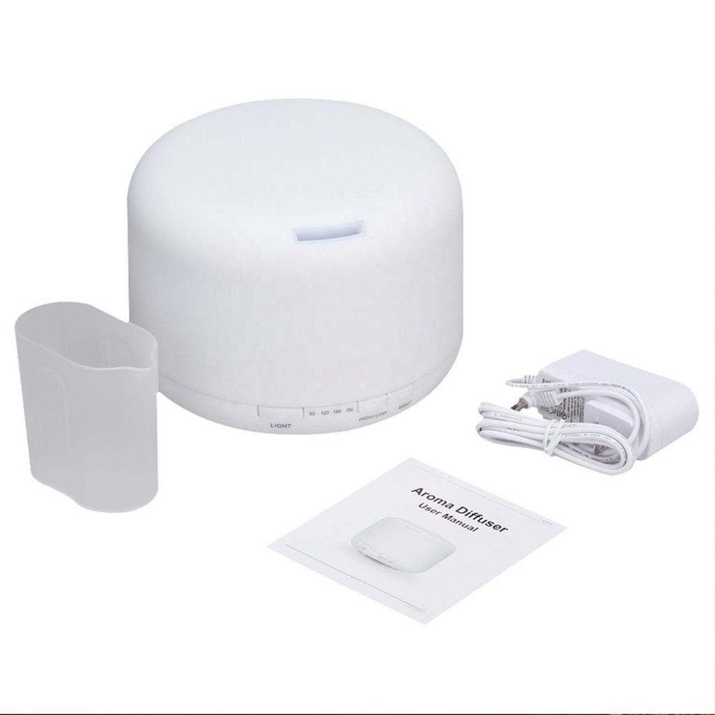 Máy xông tinh dầu - Máy phun sương khuếch tán tinh dầu TRỤ TRÒN cho phòng ngủ dung tích 850ml